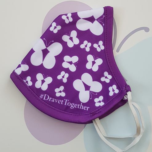 Adults DSUK Purple Face Covering