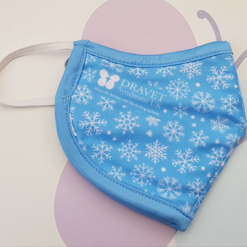 Child's Snowflake Face Covering