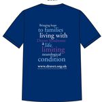 Adults Navy T-shirt back