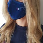 Blue Face Covering